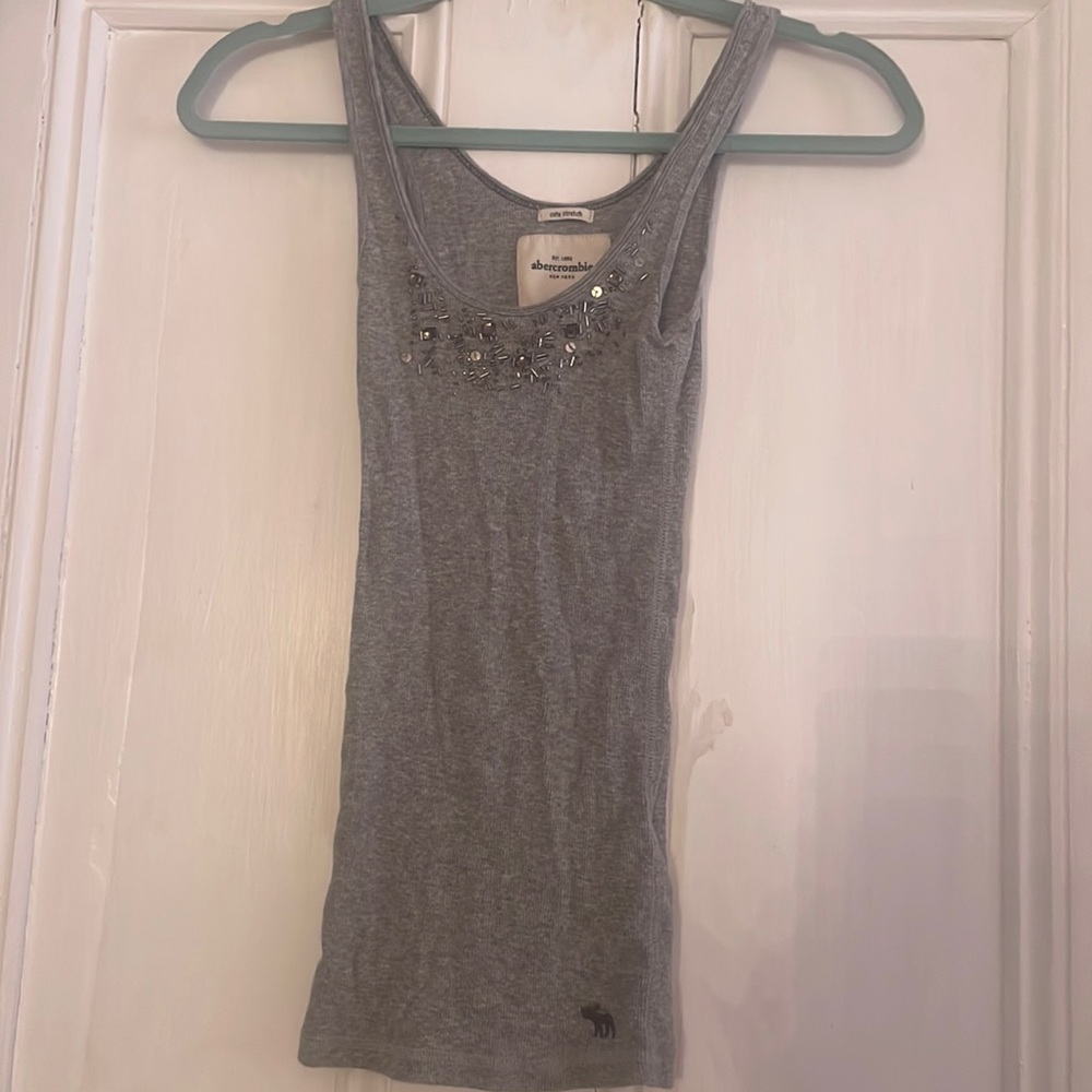 Abercrombie grey tank